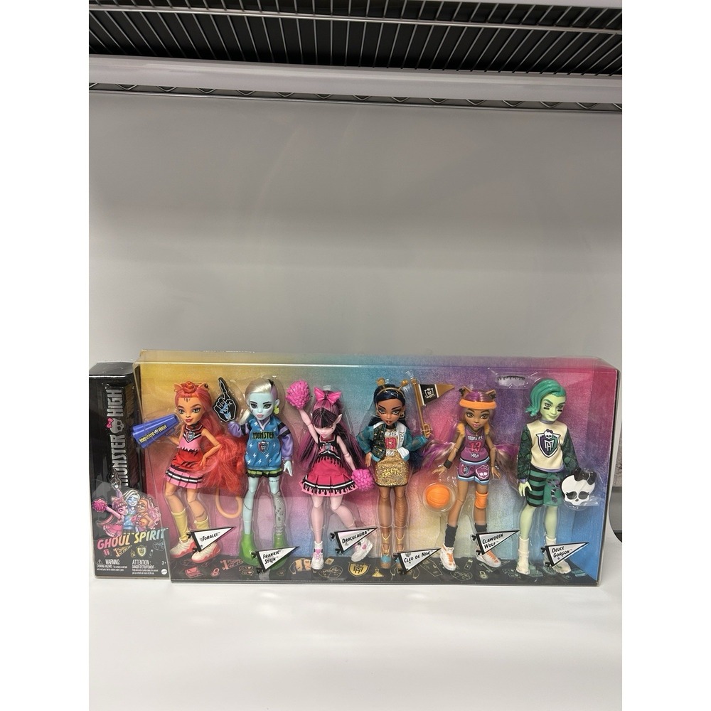 Monster High Ghoul Spirit Sporty Deluxe Fashion Doll Playset - 6 Pack